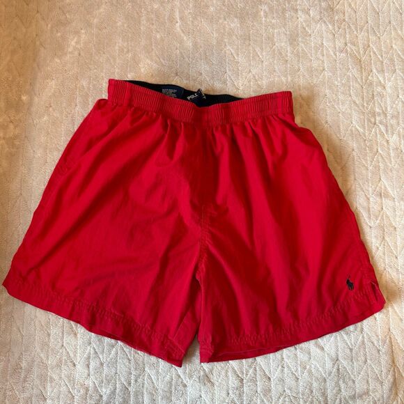 Vintage Ralph Lauren Polo Sport Men’s Large Swim trunks ‘Red’ - Picture 1 of 6